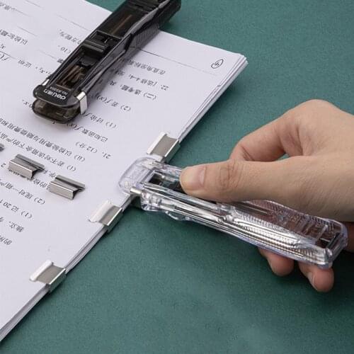 Multi-function Modern Stapler Push clamp staples Office paper clip Book Binding Stapling Machine Office Supplies