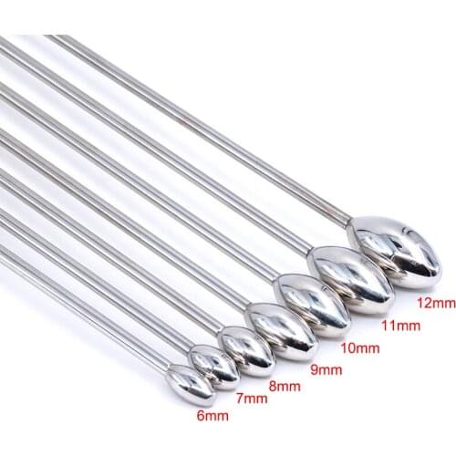 Male Urethral Dilator Sounds Smooth Stainless Steel Penis Plug BDSM Urethra Cock Prostate Massager Masturbation Sex Toys for Men