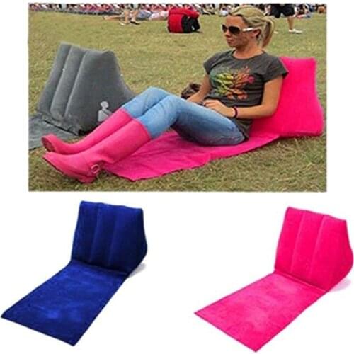 INFALTABLE SOFA Beach Mat Festival MATTress FOR CAMP SUPPlies TRAVEL MAT SELF-INFLATING AIRBED BED