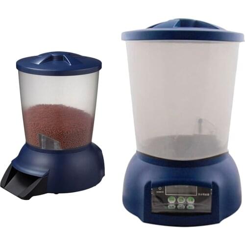 Smart Automatic Fish Feeder Aquarium Pond Tank Intelligent Food Dispenser Pet Feeding Battery Operate