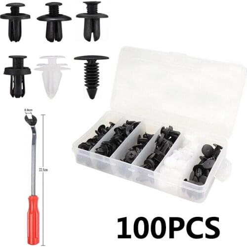 Universal Mixed Auto Fastener Clip Body Push Retainer Floor Mat Clips Automotive Tools Clamp Retainer Car Door Closer Fasteners