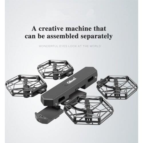 Helicopter 2.4G Anti fall DIY assembly modularity WIFI FPV real time remote control helicopter quadcopter creative RC drone toy