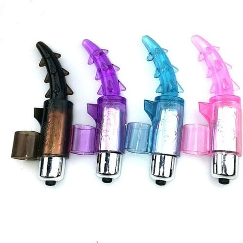 Adult Games Vibrating Tongue Clitoral Massage Finger Vibrator Masturbator Sex Products G Spot Licking Sex Toys for Woman ST342