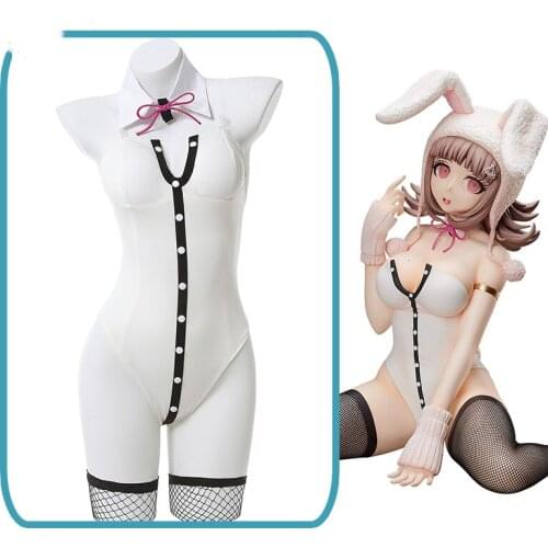 Anime Danganronpa Nanami ChiaKi Bunny Girl Sexy Uniform Role Play Outfit Cosplay Costume Women Halloween Free Shipping 2020 New