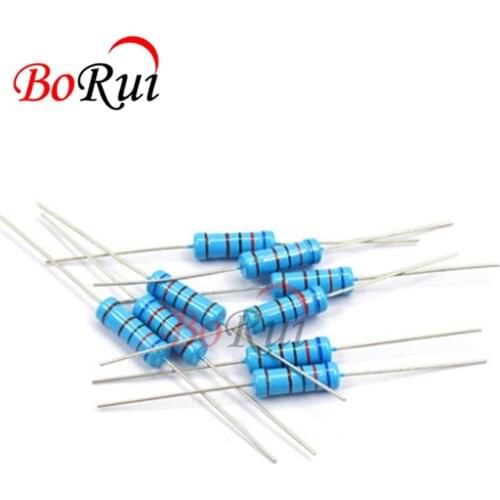 20pcs 3W metal film resistor 3W 1% 75K 82K 91K 100K 110K 120K 130K 150K 180K 200K 220K 240K 270K 300K 330K ohm