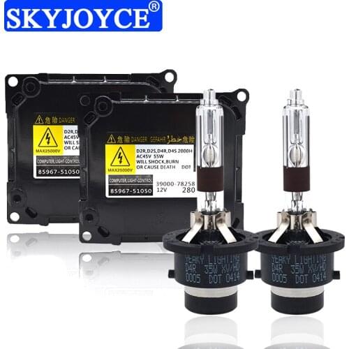 35W Yeaky D2S D4S HID Kit Original Yeaky 5500K D2S D4S D2R D4R HID Bulb OEM 85967-51050 35W 55W D4S D2S HID Ballast full Kit