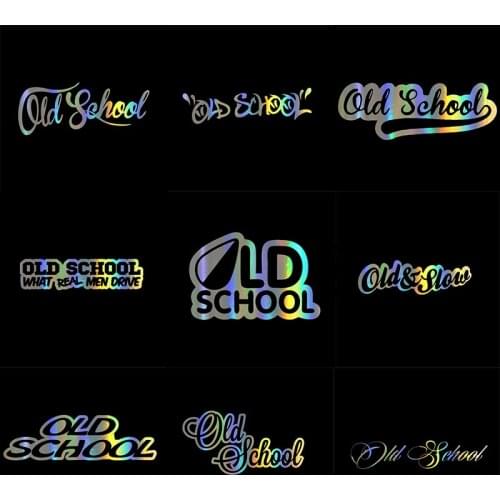 Car Sticker 3D Fashion OLD SCHOOL Decoration Stickers Funny Vinyl Car Styling Decal Motorcycle Sticker On Car