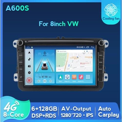 8"Android 11 2din 8Core 4G DSP Car Radio GPS Multimedia Player For VW/Volkswagen/Golf/Passat/b7b6/Skoda/Seat/Octavia/Polo/Tiguan