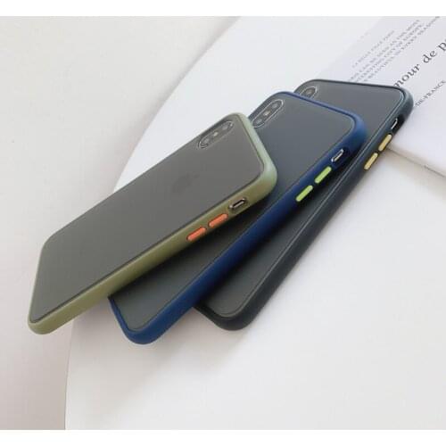 Armor Phone Cover for iPhone XS Max iPhone 11 Protective Case iPhone XR 7 X iPhone 8 Plus 12mini 12 Pro Max Rigid Frosted Back