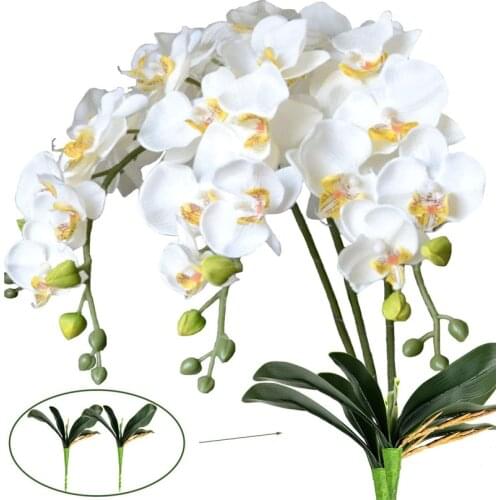 Artificial Butterfly Orchid Flowers Moth Orchids Fake Flowers Home Decor Wedding Decoration Accessories flores artificiales