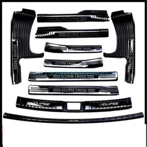 For Mitsubishi Eclipse Cross 2018-2020 stainless steel Trunk Tread Plate Trim Scuff Plate car accessories Car styling