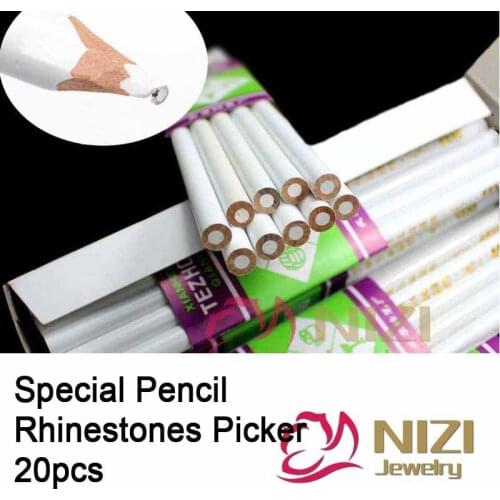 Rhinestone Picker Dotting Pencil For Picking Up Stones And Nail Things 20pcs Nail Art Decoration Tools Stones Beads Pickup Pens
