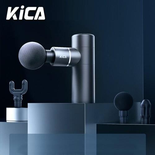 KICA Fascia Gun Mini Size Electric Body Massage 4 Vibration Speeds Handheld for Fitness Athletes Muscle Pain Relief Portable