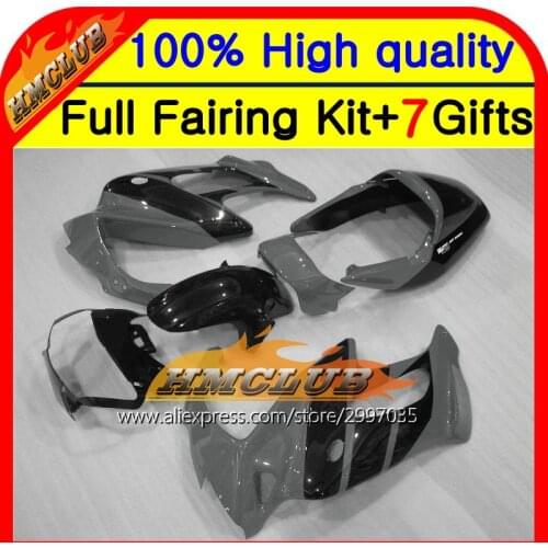Body For HONDA 97-05 VTR1000F SuperHawk Grey black 44HM68 VTR 1000F VTR 1000 F 97 98 99 00 01 02 03 04 05 Fairing Grey blk