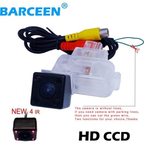 Glass lens material car reversing camera wire auto color hd ccd lens 170 degree shock-proof for Mazda 6/M6 2014