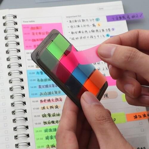 N0HC Page Index Stickers Combo Pack Flags Assorted Color Page Tabs Makers Simplicity Office Document Sticky Notes Index Tabs