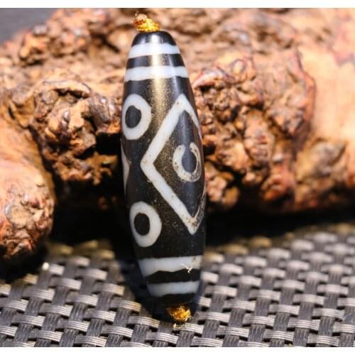 No.210126A1 Magic Power Tibetan Old Agate 6 Eye Dragon Eye dZi Bead Pendant Amulet LZK LKbrother Saurces