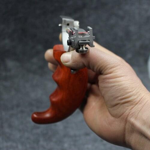 2021 New Slingshot High Precision Outdoor Hunting Shooting Slingshot with Sight and Flat Rubber Bands Hunting Accessories