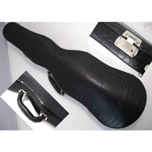 New 4/4 violin Water Proof Glass fiber case Crocodile shape