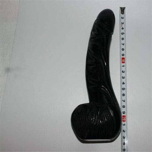 Wholesale sale of natural obsidian quartz glass dildo penile handcarved dildo penile penis
