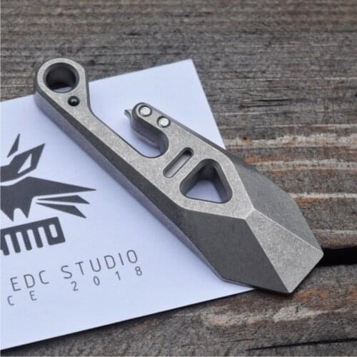 Outdoor Titanium Alloy TC21 Mini Crowbar Opener