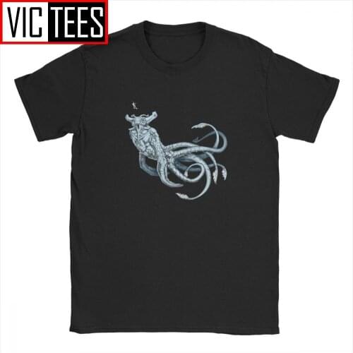 Sea Emperor Transparent Subnautica Men T Shirt Games Sea Leviathan Reaper Diving Tees Short Sleeve T-Shirt Cotton Europe