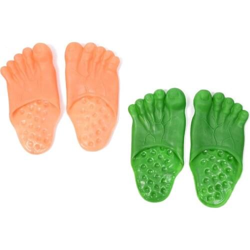 Fashion New Halloween April Fools Day Party Dance Makeup Show Tricky Photo Props Slippers Set Feet Big Feet Toys Shoes