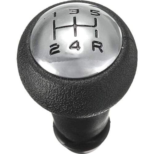 5 Speed Manual Gear Shift Knob ABS Shifter Lever Handle Stick For Peugeot 206 207 307 308 408 508
