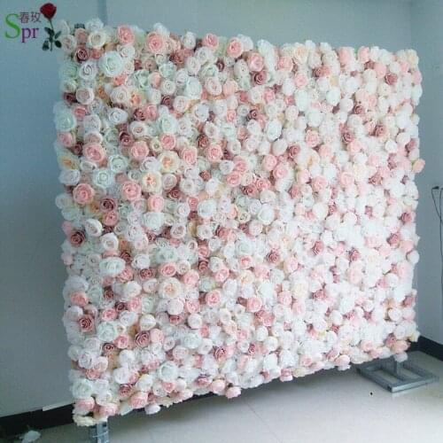 SPR Artificial rose peony flower wall wedding backdrop party events artificial flower arrangements table runner