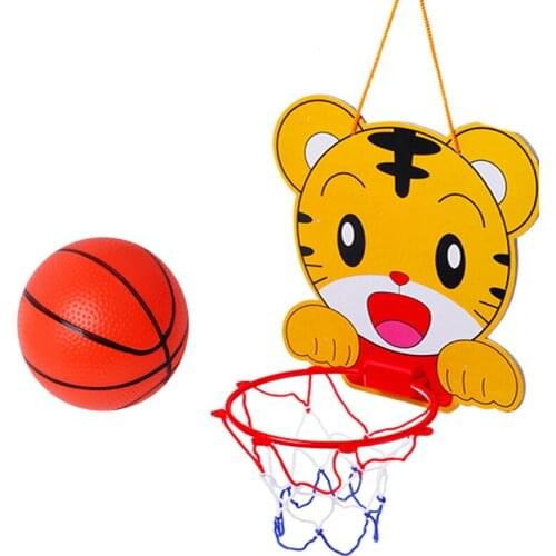Hanging Cartoon Basketball toys Children indoor Sport toys Simple Portable basketball exercise toys kids games toys brinquedos