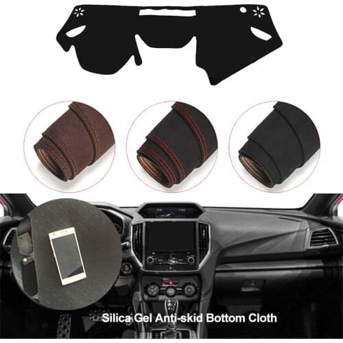 Console Dashboard Suede Mat Protector Sunshield Cover Fit For Subaru Impreza 2017-2018 Subaru XV Crosstrek 2018