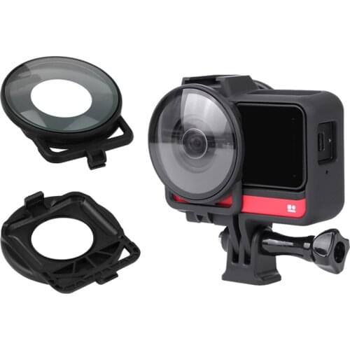Dual-Lens Mod Camera Lens Guards For Insta360 one R 360 Edition Protector Cover Cap For Insta 360 R Action Camera Accessories