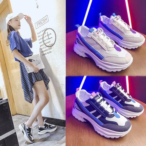 Women Air Cushion Sports Shoes Outdoor Running Lace Up Ladies Shoes Woman Sneakers Tenis Feminino Casual Flats Zapatos De Mujer