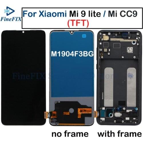 6.39'' TFT For Xiaomi Mi CC9 LCD Display Touch Screen Digitizer Assembly Replacements Parts For Mi 9 lite M1904F3BG lcd