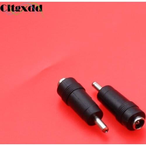 1Pcs Socker interface 5.5mm*2.1mm Female to 3.5mm*1.3mm Male connector Converter Adapter Connector Jack for CCTV Camera LED