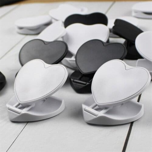 10-100pcs Heart Expanding Stand Grip Mount Mobile Phone Holder Fold Smartphones Pocket Desktop Bracket Phone Stand Holder