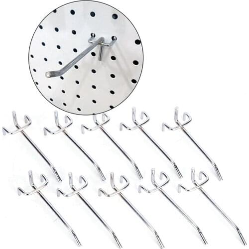 10x hook panel perforated wall storage workshop fixing length 10CM