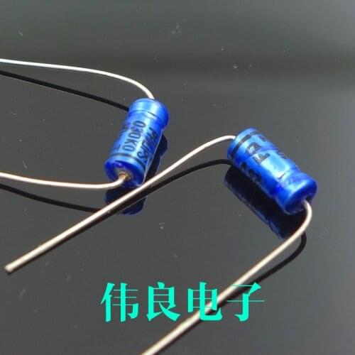 1pcs/1lot Philip BC 030 series 25v10uf copper pin axial aluminum electrolytic capacitor