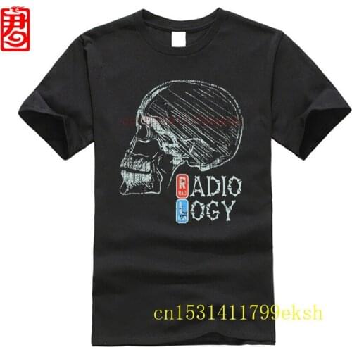 2020 brand men shirt Funny Radiology Shirt X Ray Tech Life shirt Clothes Popular T-Shirt Crewneck 100% Cotton Tees