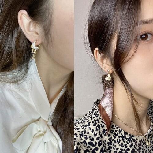 Women Fashion Punk Cross Pendant Cartilage Drop Dangle Earrings Jewelry Aretes De Mujer Modernos 2019