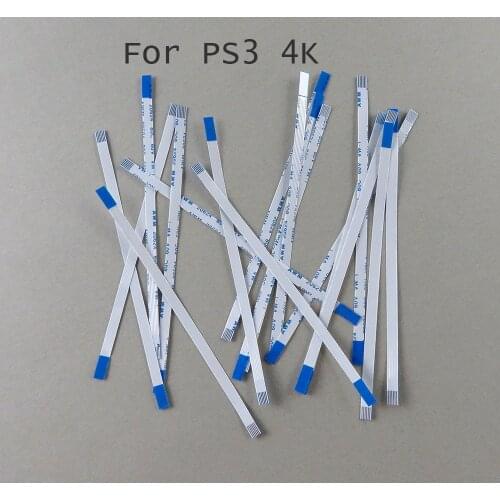 30pcs/lot high quality power on off switch reset ribbon cable 6 pin 4K 4000 for ps3 Playstation 3 super slim OCGAME