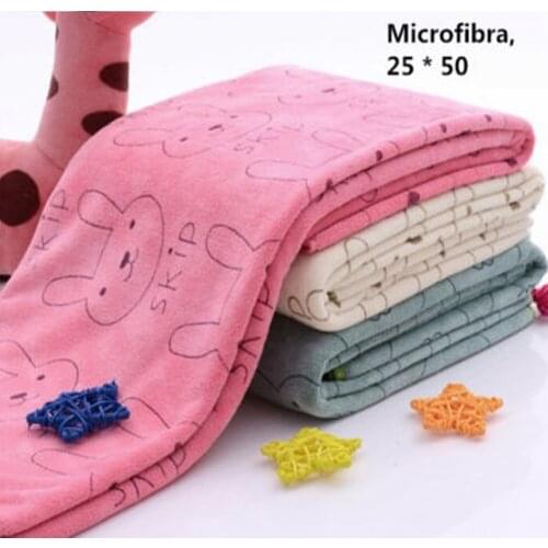 Absorbent Drying Rabbit Microfiber Baby Baby Infant Newborn Washcloth Kids Beach Bath Towel Face Towel For Bathing Swimming