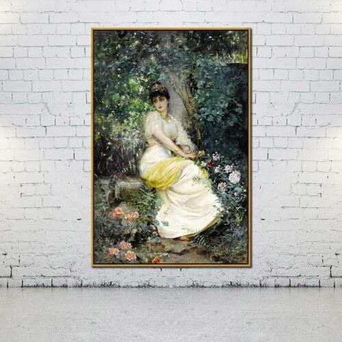 Artcozy Oil Canvas Painting edouard frederic wilhelm richter paintings For Home Decoration Wall Art