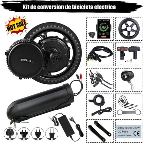 EU US No taxes BBS02 Bafang 36V 500W mid drive electric motor kit with 36V 15Ah Li-ion Water bottle ebike battery +charger