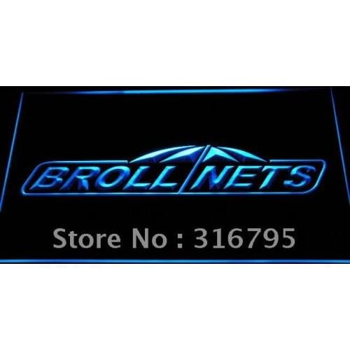 D248 Brollnets Fishing Logo LED Neon Light Signs with On/Off Switch 20+ Colors 5 Sizes to choose