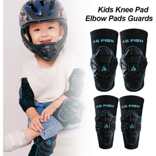 Kids Knee Elbow Pads Protective Gear Set Soft Protection Full Set Of Boy Scooter Riding Knee Pads Anti-fall Protective Equipment