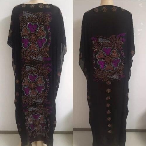 Dress Length:145cm New Fashion dresses Bazin Print Dashiki Women long/grown Yomadou Color Pattern oversized