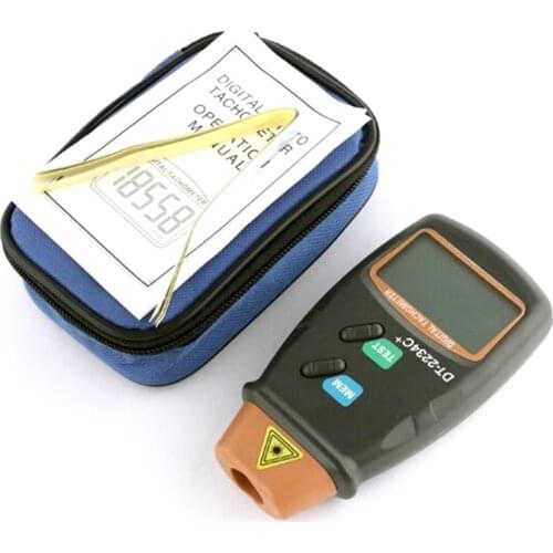 DT-2234C+ digital photo tachometer digital engine tachometer digital speedometer Digital Laser Photo Tachometer Non Contact Tach