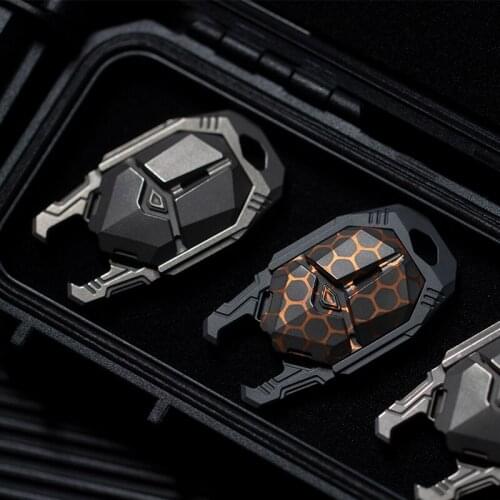 EDC Titanium Alloy Mini Scarab Decompression Push Brand 2.0 Toys Pendant Adult Decompression Gift Outdoor Tools