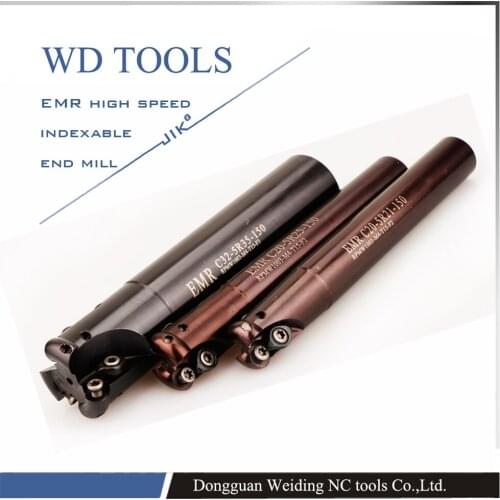 EMR C32-6R40-200 indexable End Mill,Milling tool Toroidal Cutter For Milling Machine, ,For RPMW0802MOE Inserts